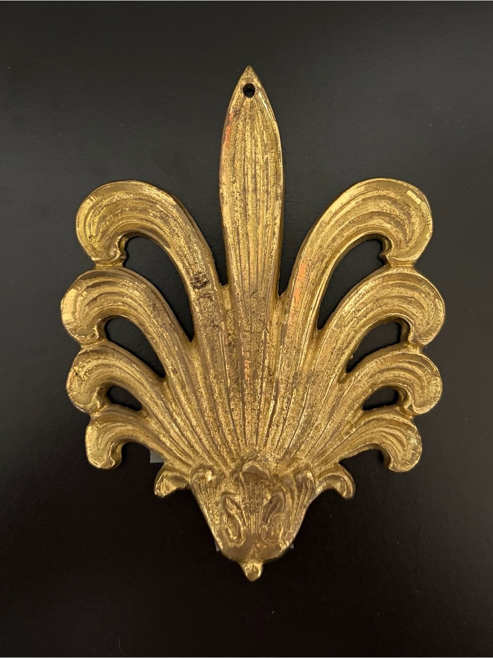 Brass Fleur-de-Lis Finial
